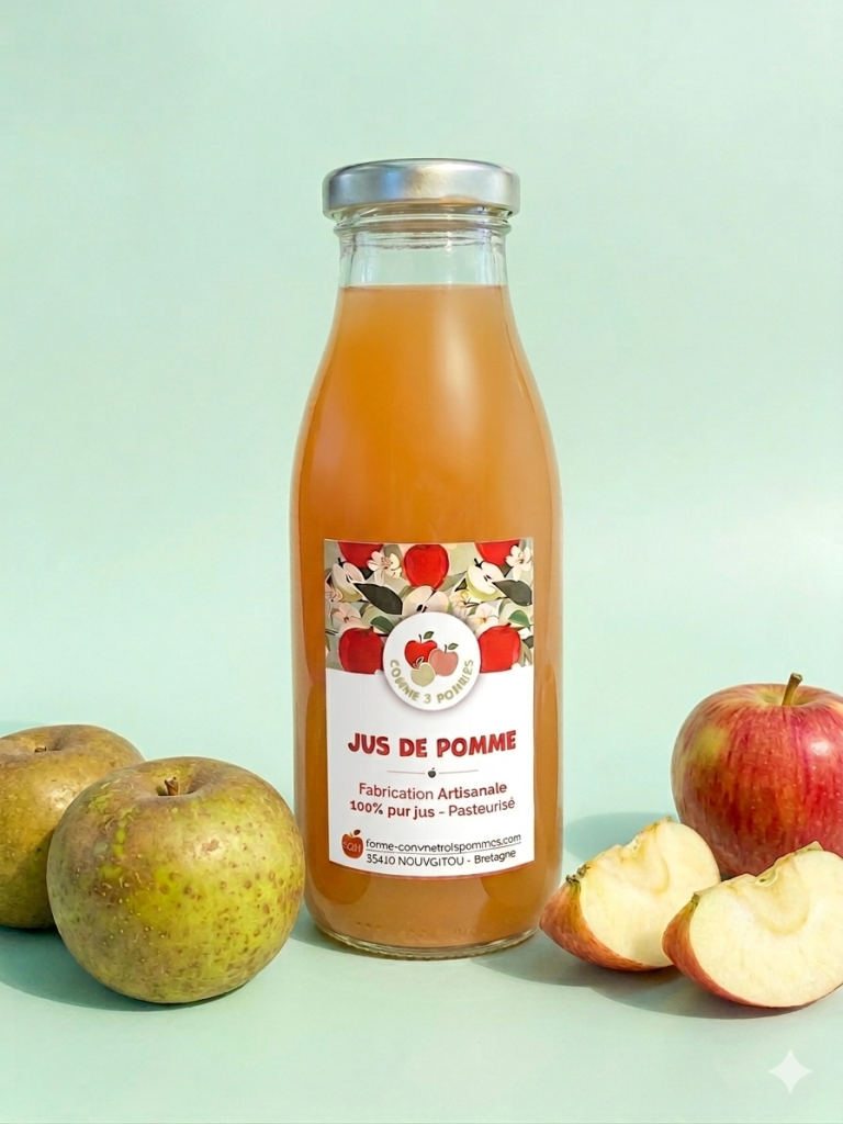 Comme Trois Pommes : Jus de pommes artisanal